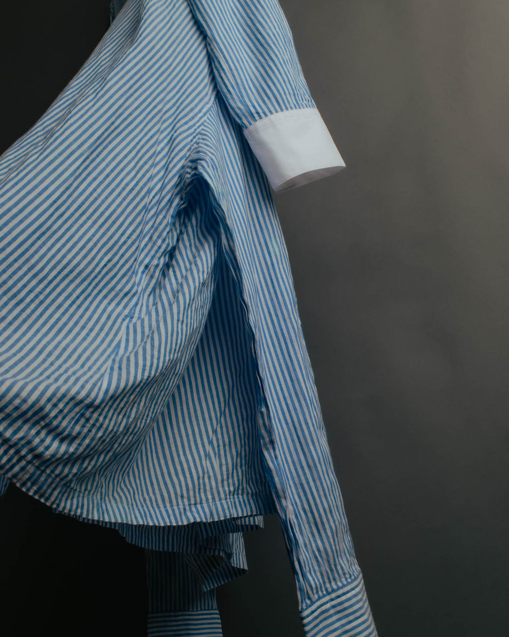 "REGULATION Yohji Yamamoto" 2015AW Striped oversized shirt dress
