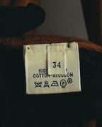 "Hermès" 90's-00's Minimal cotton knit cardigan