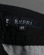 “GUCCI” 2002 Tailored denim trousers
