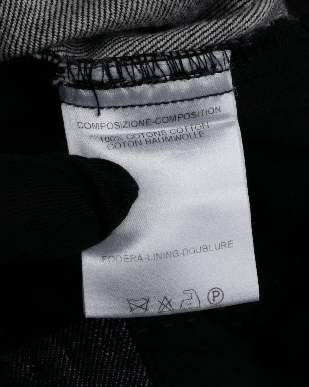 “GUCCI” 2002 Tailored denim trousers