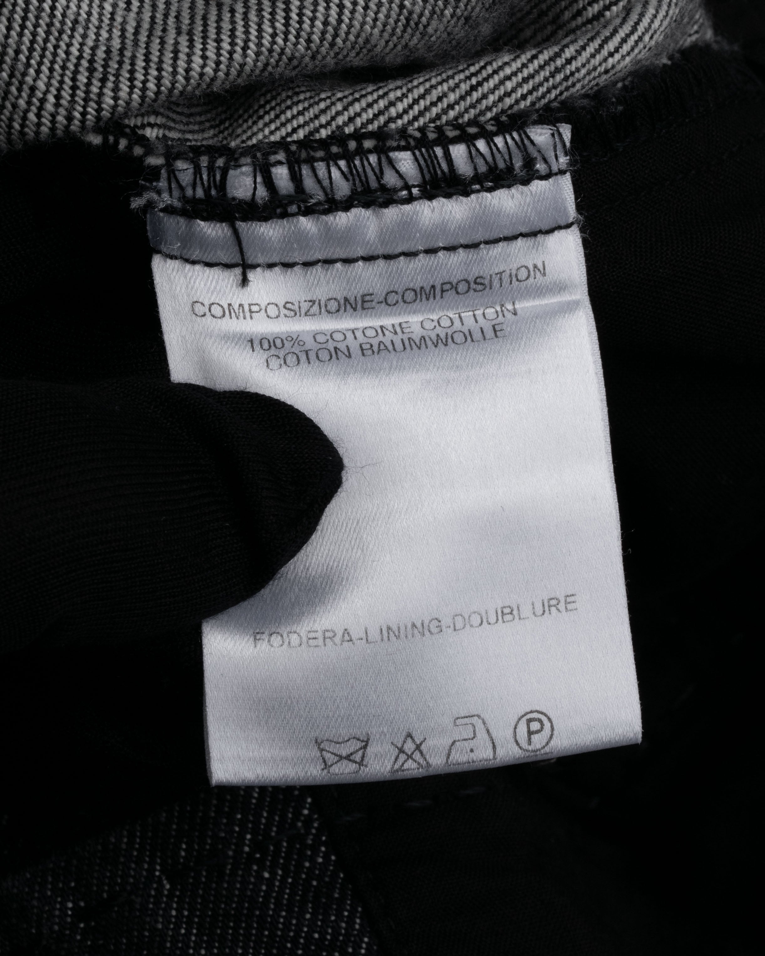 “GUCCI” 2002 Tailored denim trousers