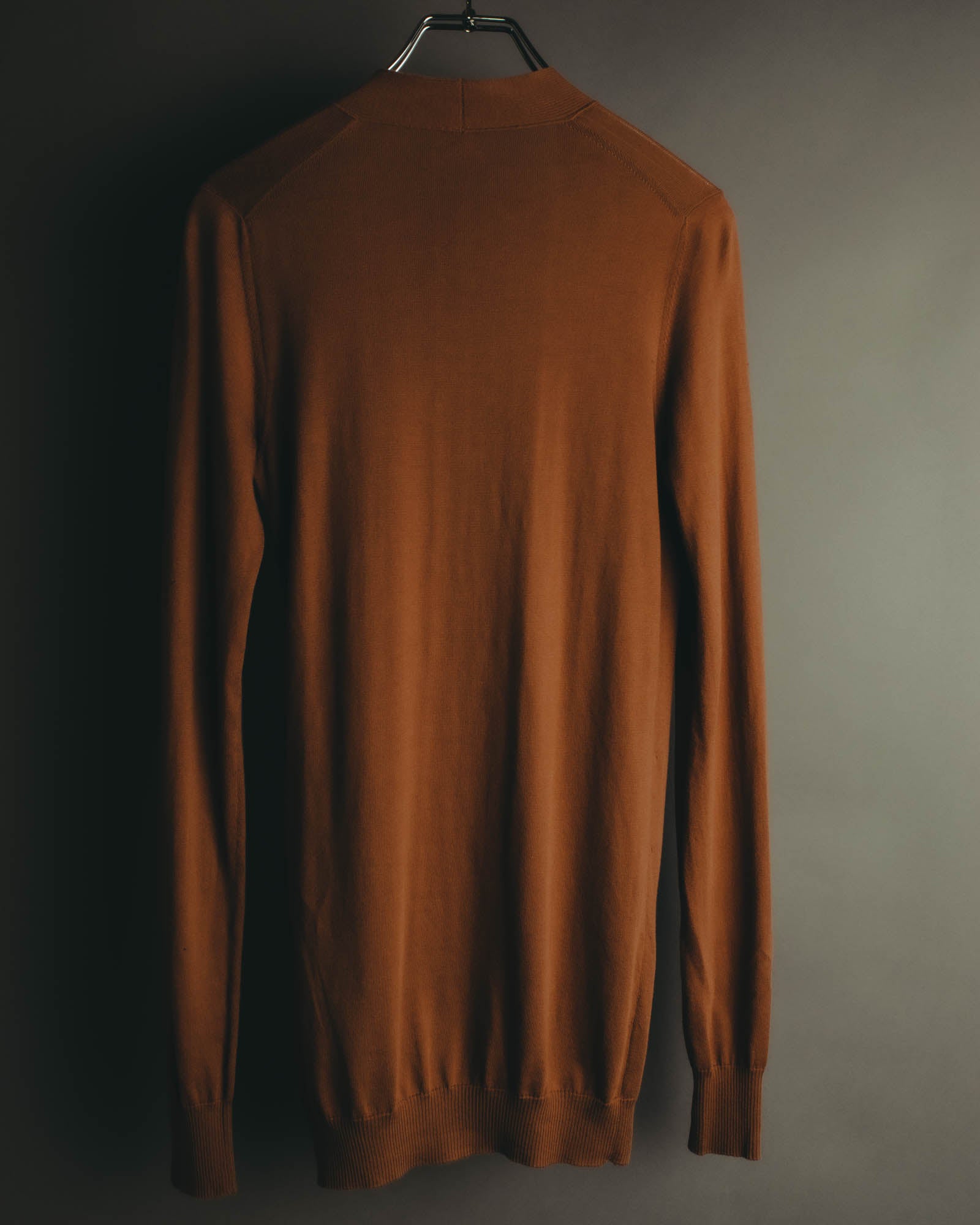 "Hermès" 90's-00's Minimal cotton knit cardigan
