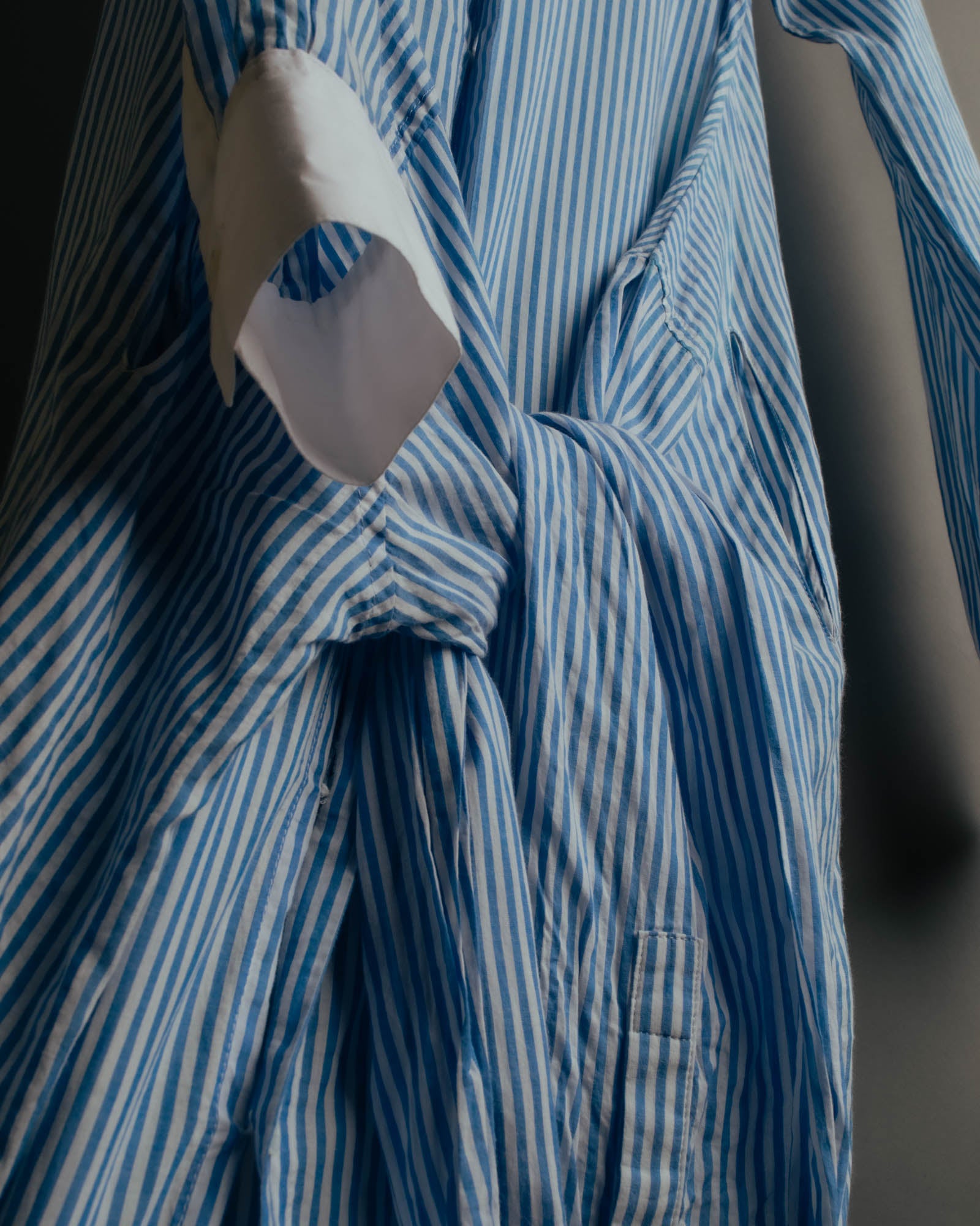 "REGULATION Yohji Yamamoto" 2015AW Striped oversized shirt dress