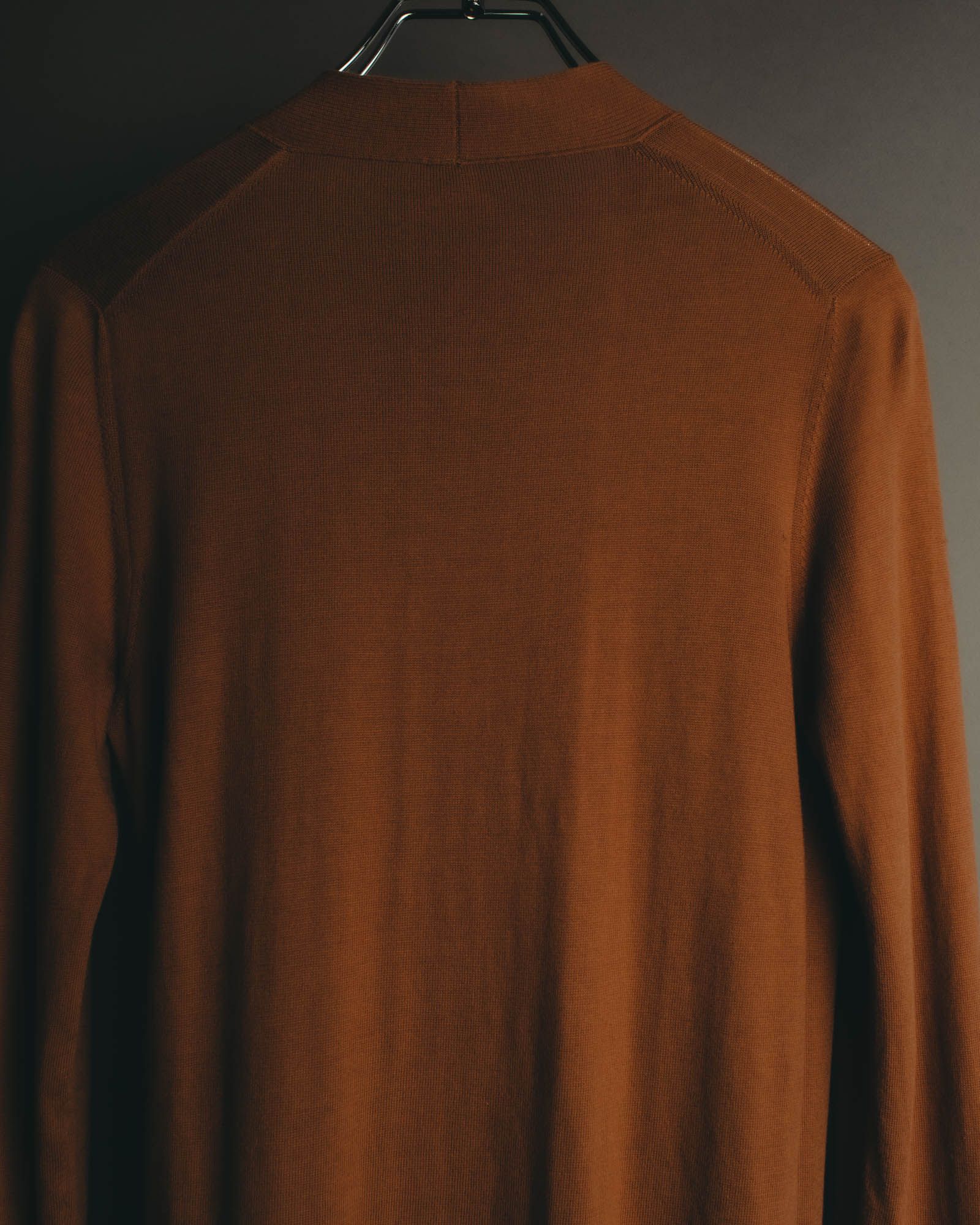 "Hermès" 90's-00's Minimal cotton knit cardigan