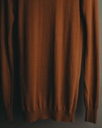 "Hermès" 90's-00's Minimal cotton knit cardigan