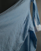 "REGULATION Yohji Yamamoto" 2015AW Striped oversized shirt dress