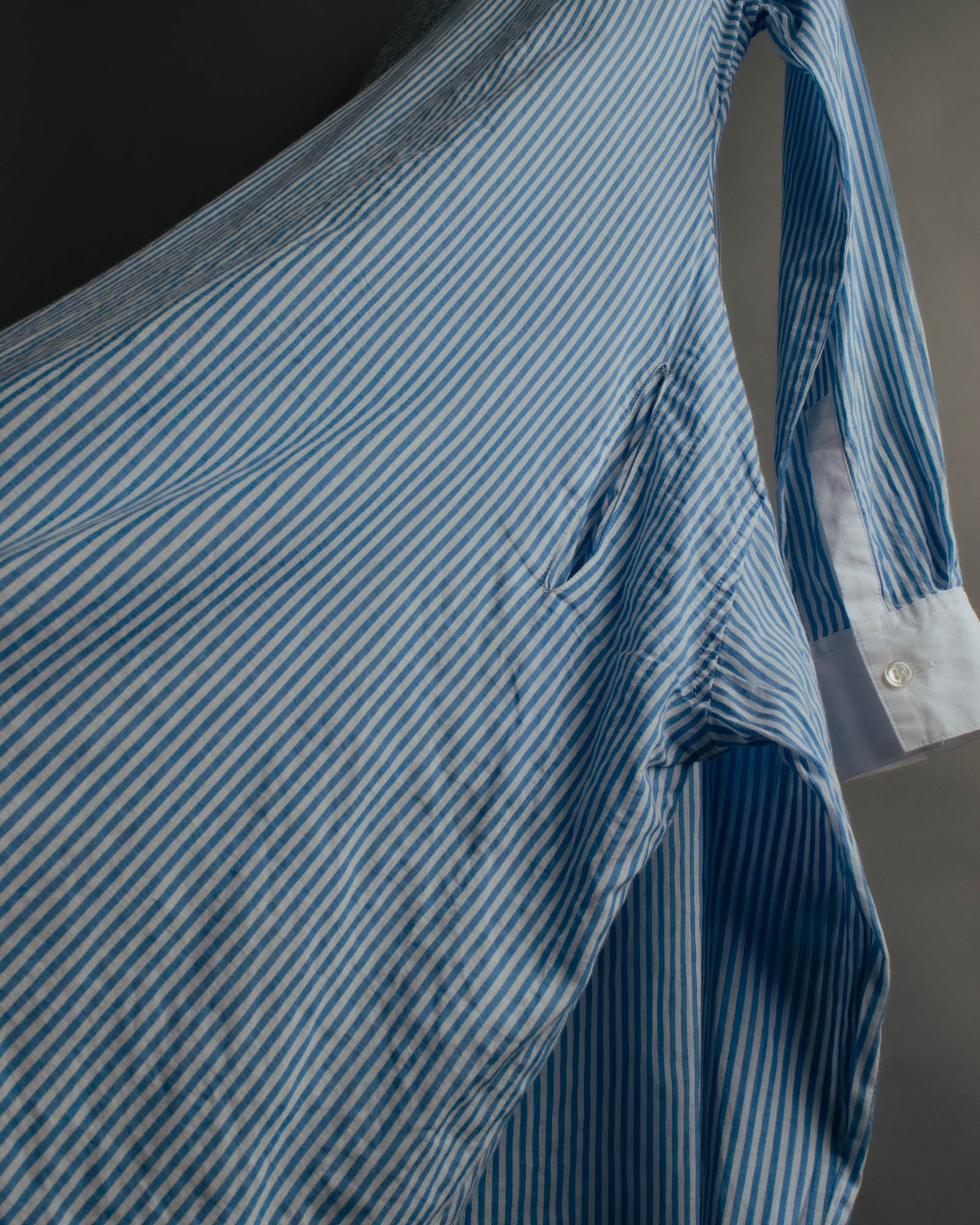 "REGULATION Yohji Yamamoto" 2015AW Striped oversized shirt dress