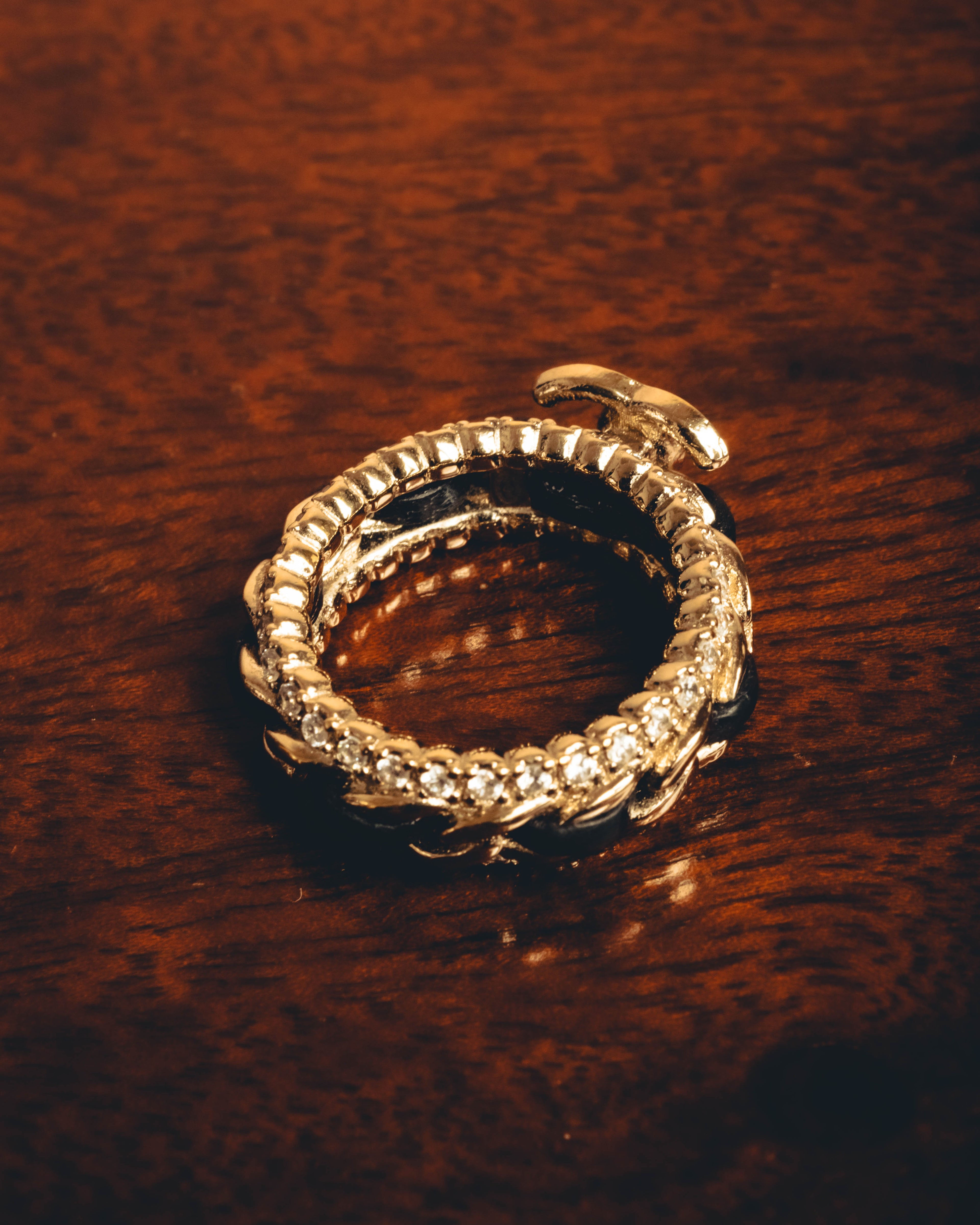 -SPECIAL- "CHANEL" Embellished costume jewelry ring