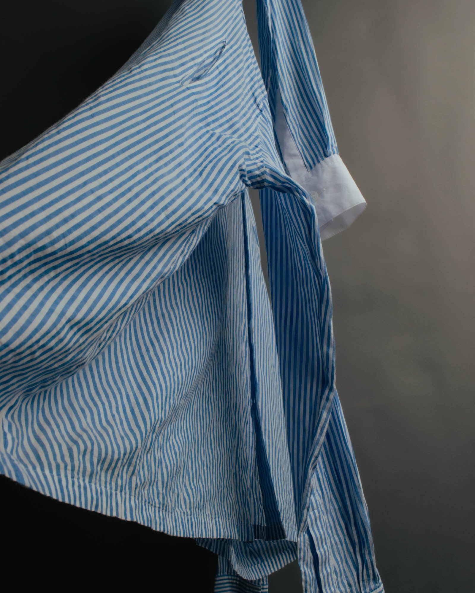 "REGULATION Yohji Yamamoto" 2015AW Striped oversized shirt dress