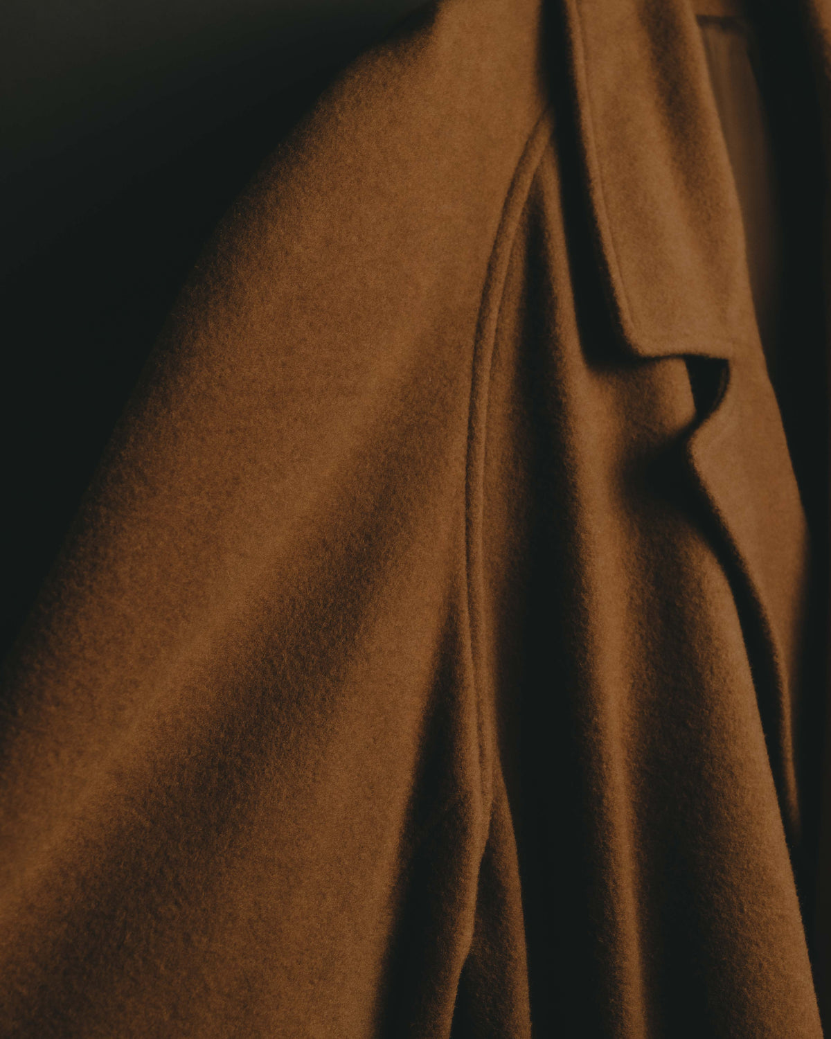 "KENZO" 80's-90's Sculptural double-breasted wool coat