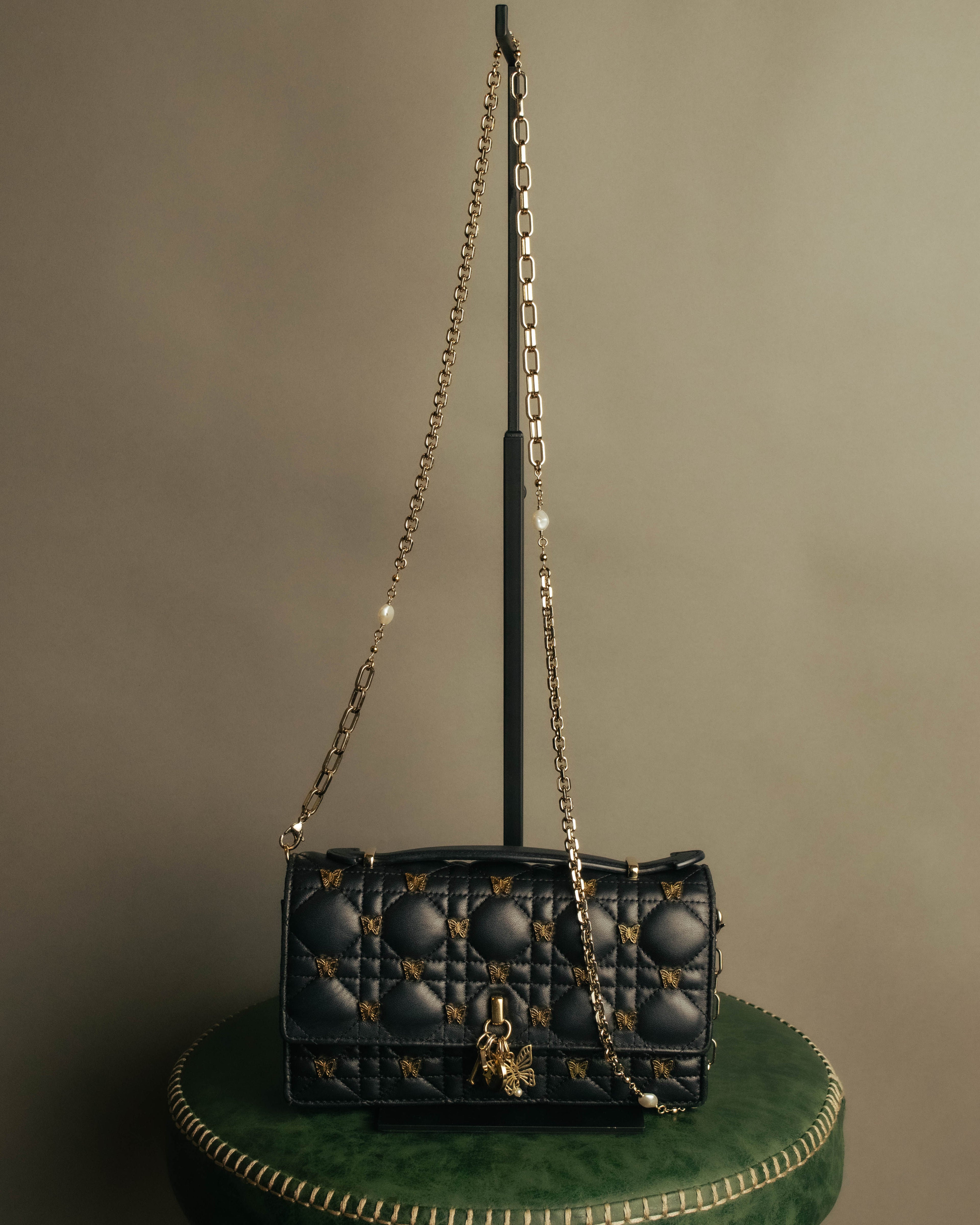 -SPECIAL- “Christian Dior” 2016 onwards butterfly cannage chain shoulder bag