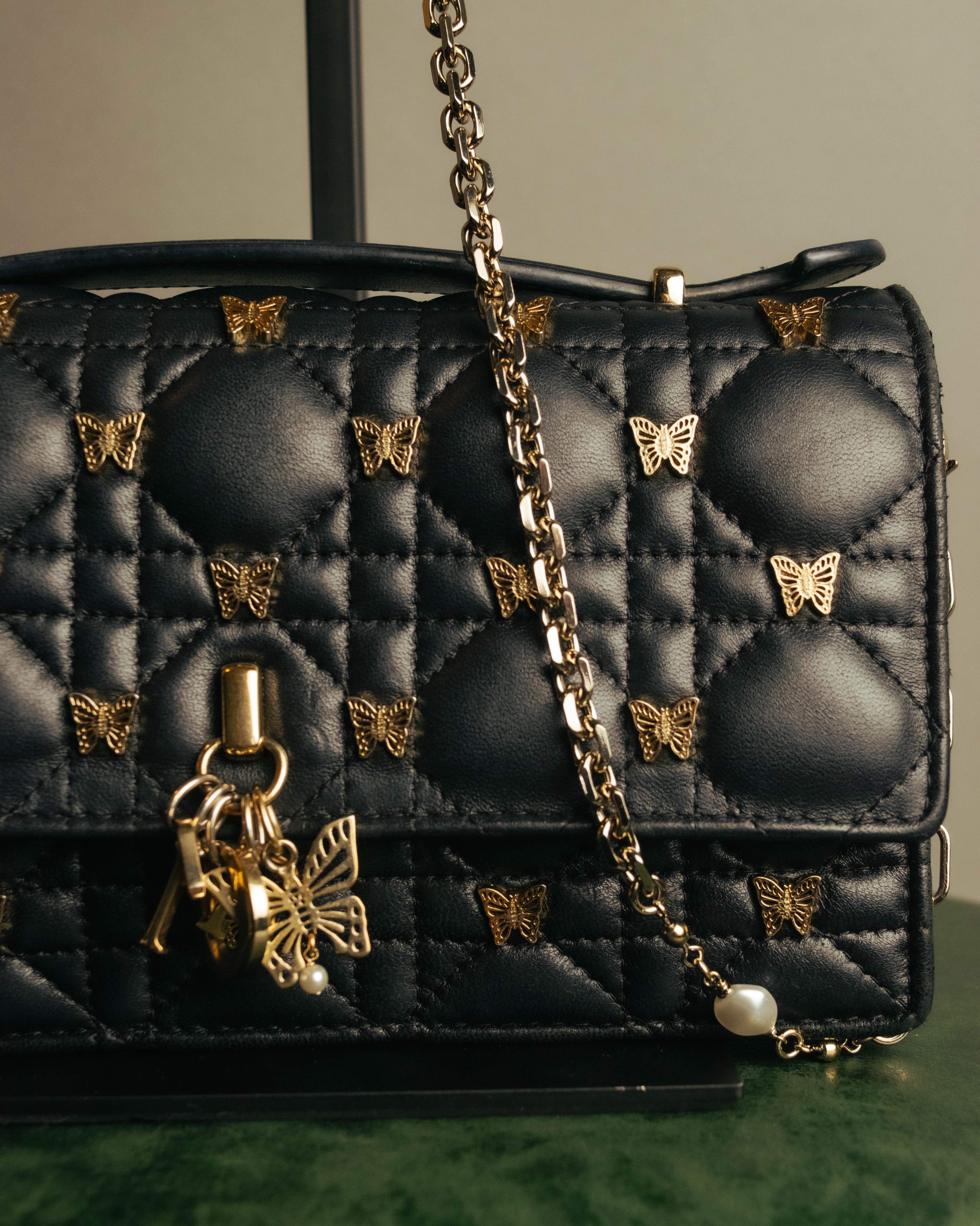 -SPECIAL- “Christian Dior” 2016 onwards butterfly cannage chain shoulder bag