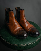 “PRADA” 2013 Burnished brogue chelsea boots