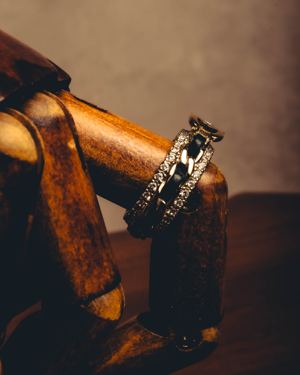 -SPECIAL- "CHANEL" Embellished costume jewelry ring