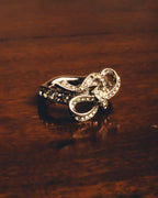 -SPECIAL- "CHANEL" 10AW Sparkling rhinestone bow ring