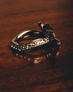 -SPECIAL- "CHANEL" 10AW Sparkling rhinestone bow ring