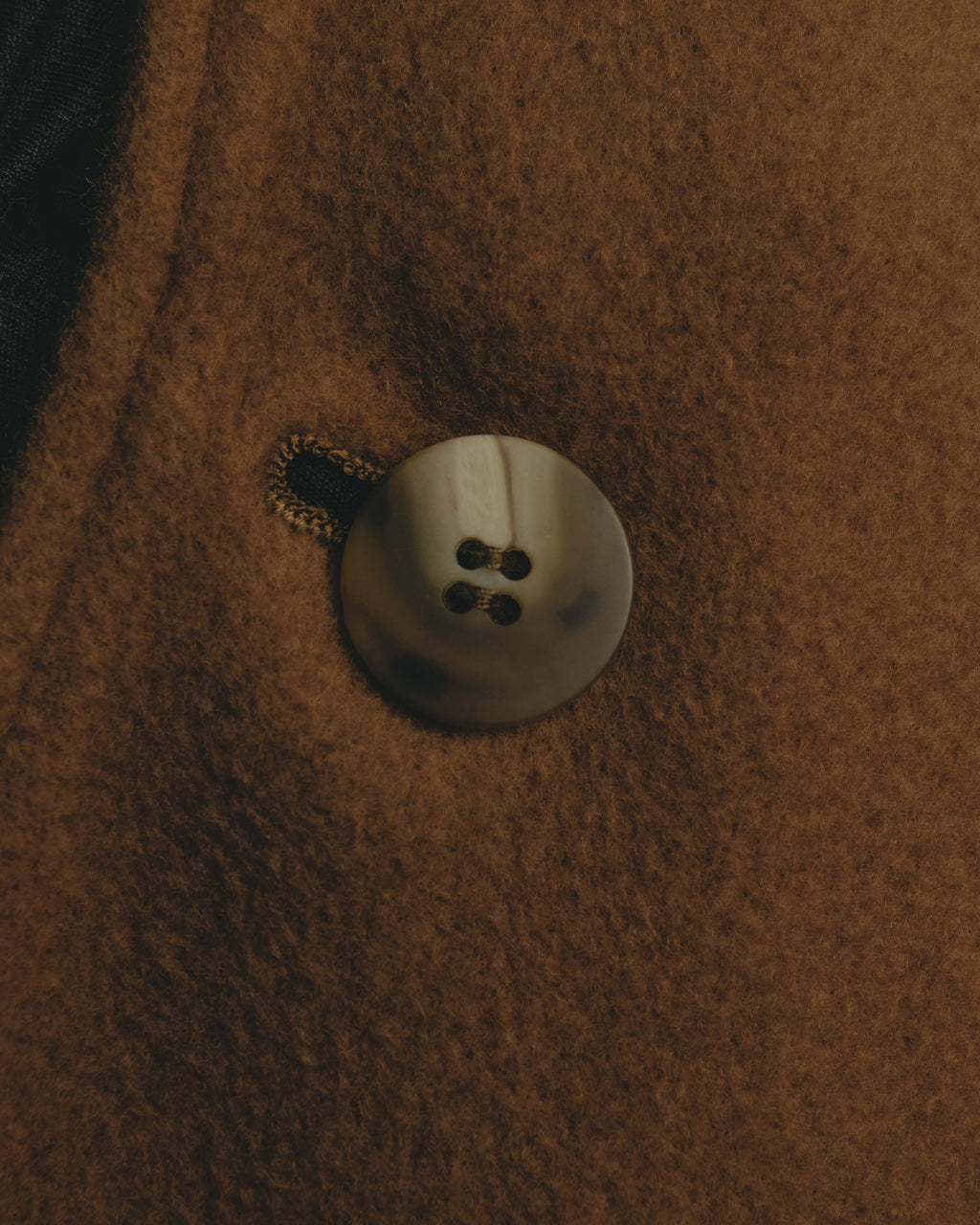 "KENZO" 80's-90's Sculptural double-breasted wool coat