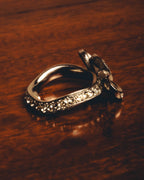 -SPECIAL- "CHANEL" 10AW Sparkling rhinestone bow ring