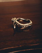 -SPECIAL- "CHANEL" 10AW Sparkling rhinestone bow ring