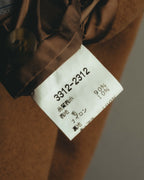 "KENZO" 80's-90's Sculptural double-breasted wool coat