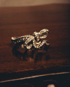 -SPECIAL- "CHANEL" 10AW Sparkling rhinestone bow ring