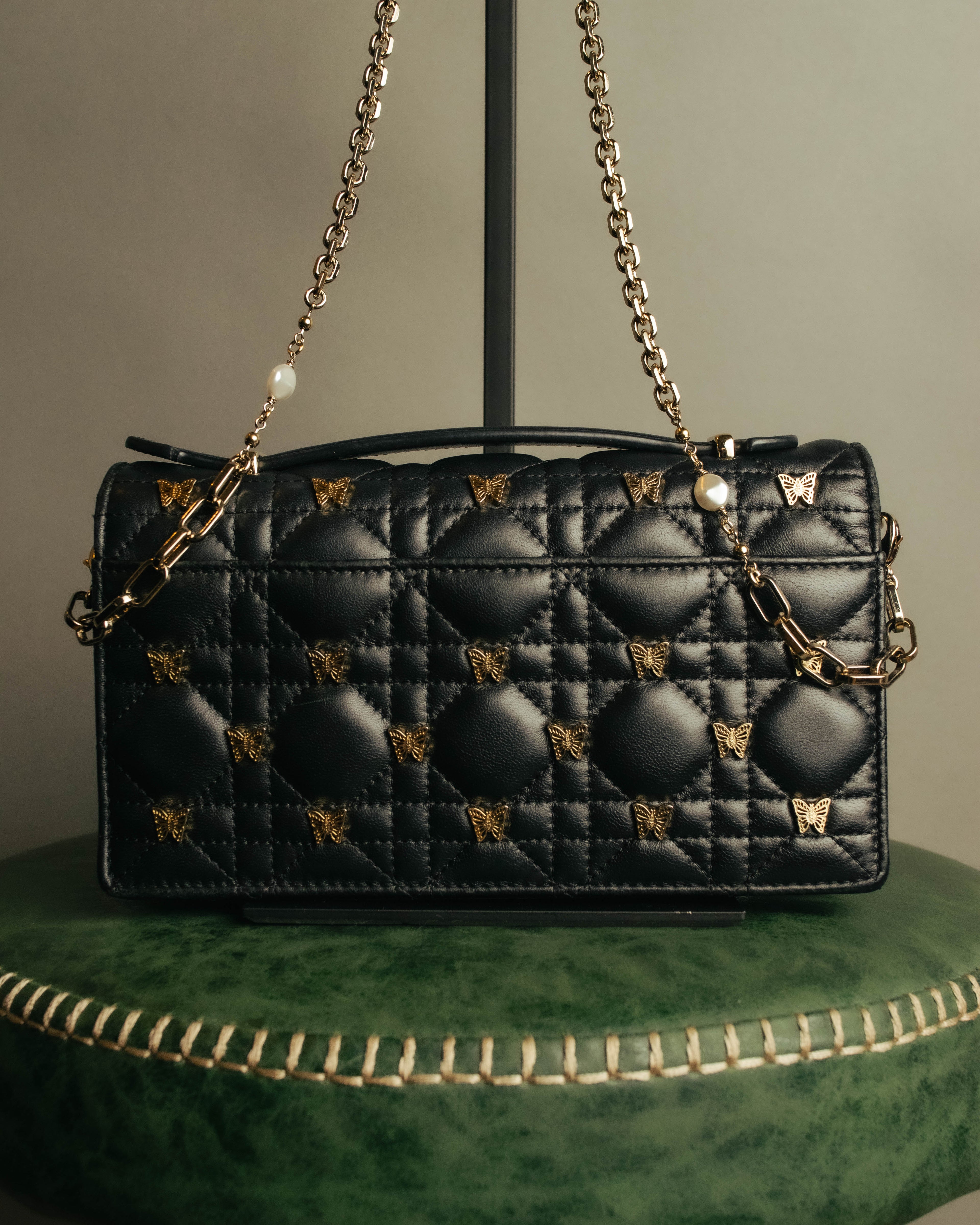 -SPECIAL- “Christian Dior” 2016 onwards butterfly cannage chain shoulder bag