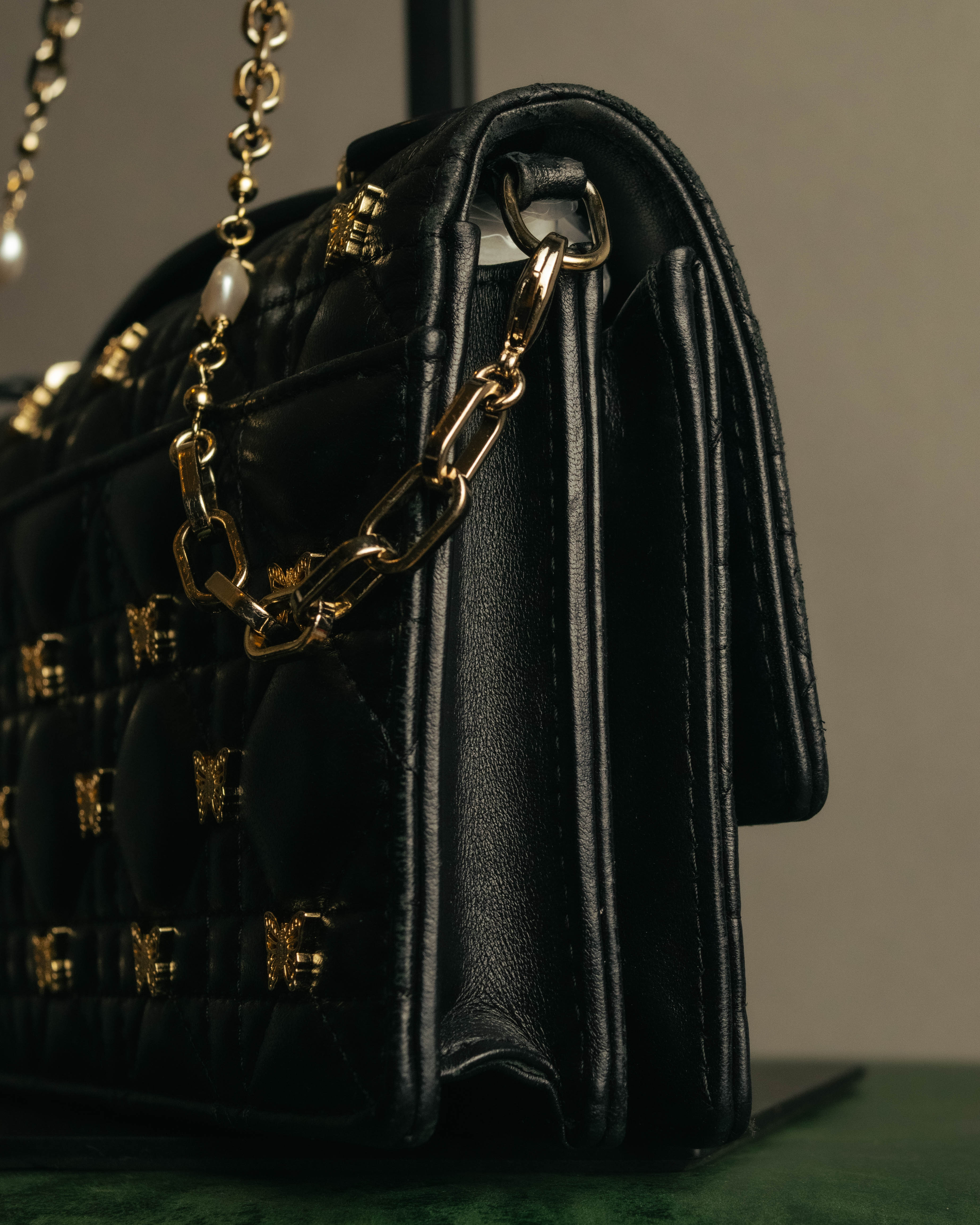 -SPECIAL- “Christian Dior” 2016 onwards butterfly cannage chain shoulder bag