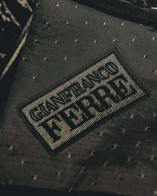"Gianfranco Ferré" 90's-00's Graphic silk necktie