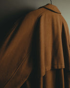 "KENZO" 80's-90's Sculptural double-breasted wool coat