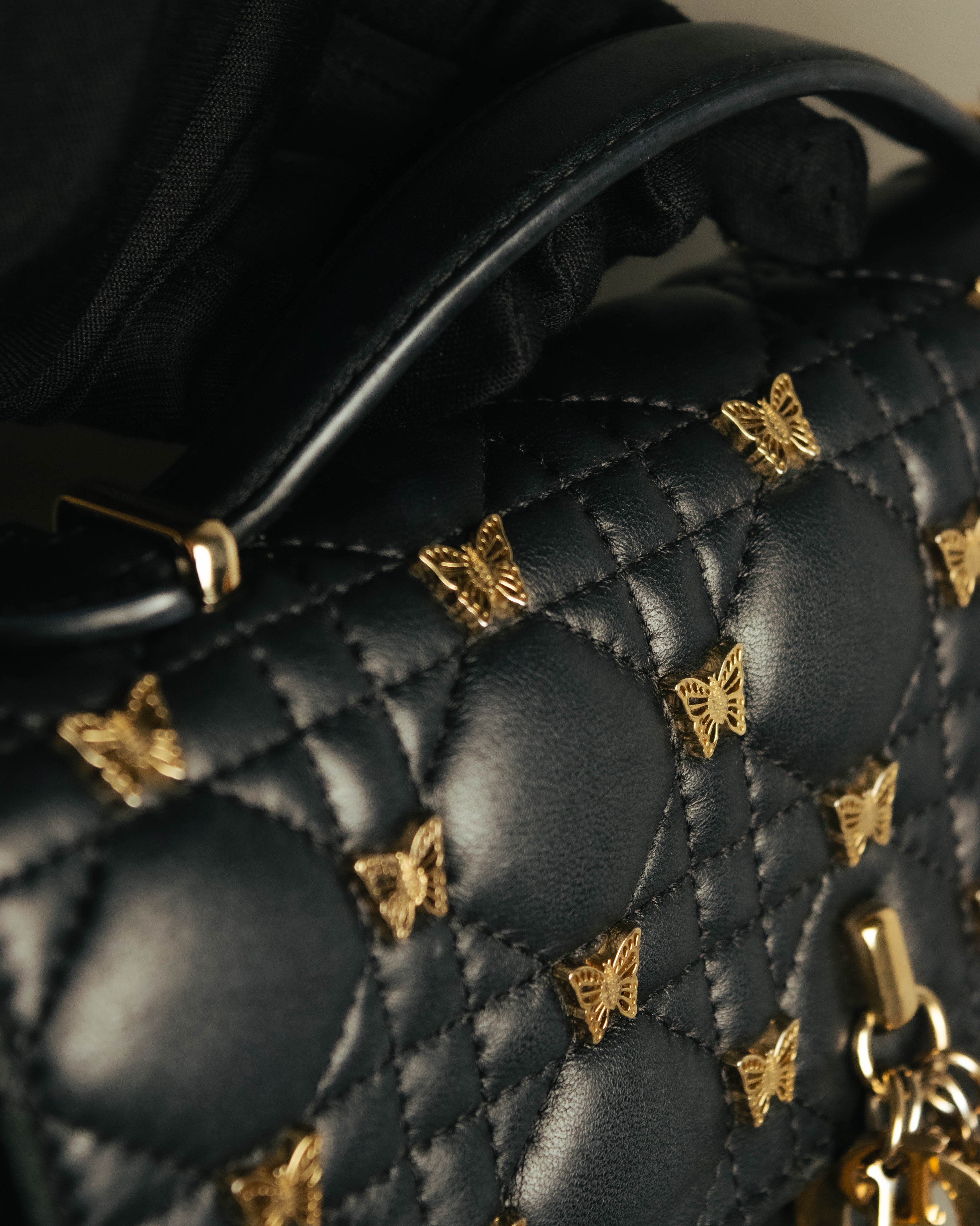 -SPECIAL- “Christian Dior” 2016 onwards butterfly cannage chain shoulder bag