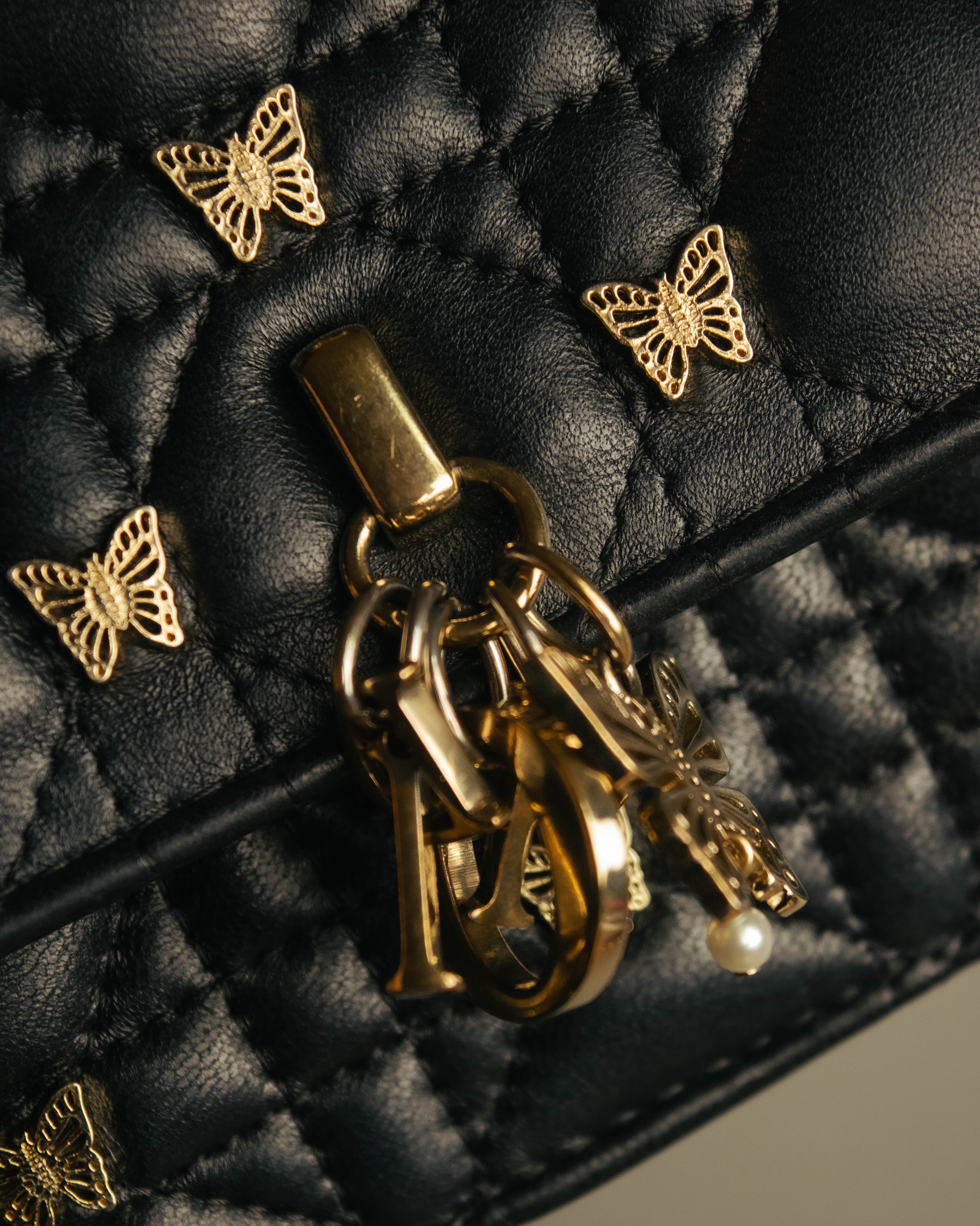-SPECIAL- “Christian Dior” 2016 onwards butterfly cannage chain shoulder bag