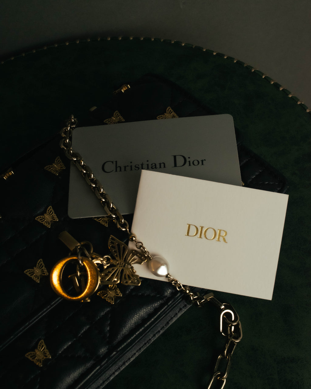 -SPECIAL- “Christian Dior” 2016 onwards butterfly cannage chain shoulder bag