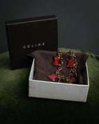 “CELINE” 00’s Charm logo chain bracelet