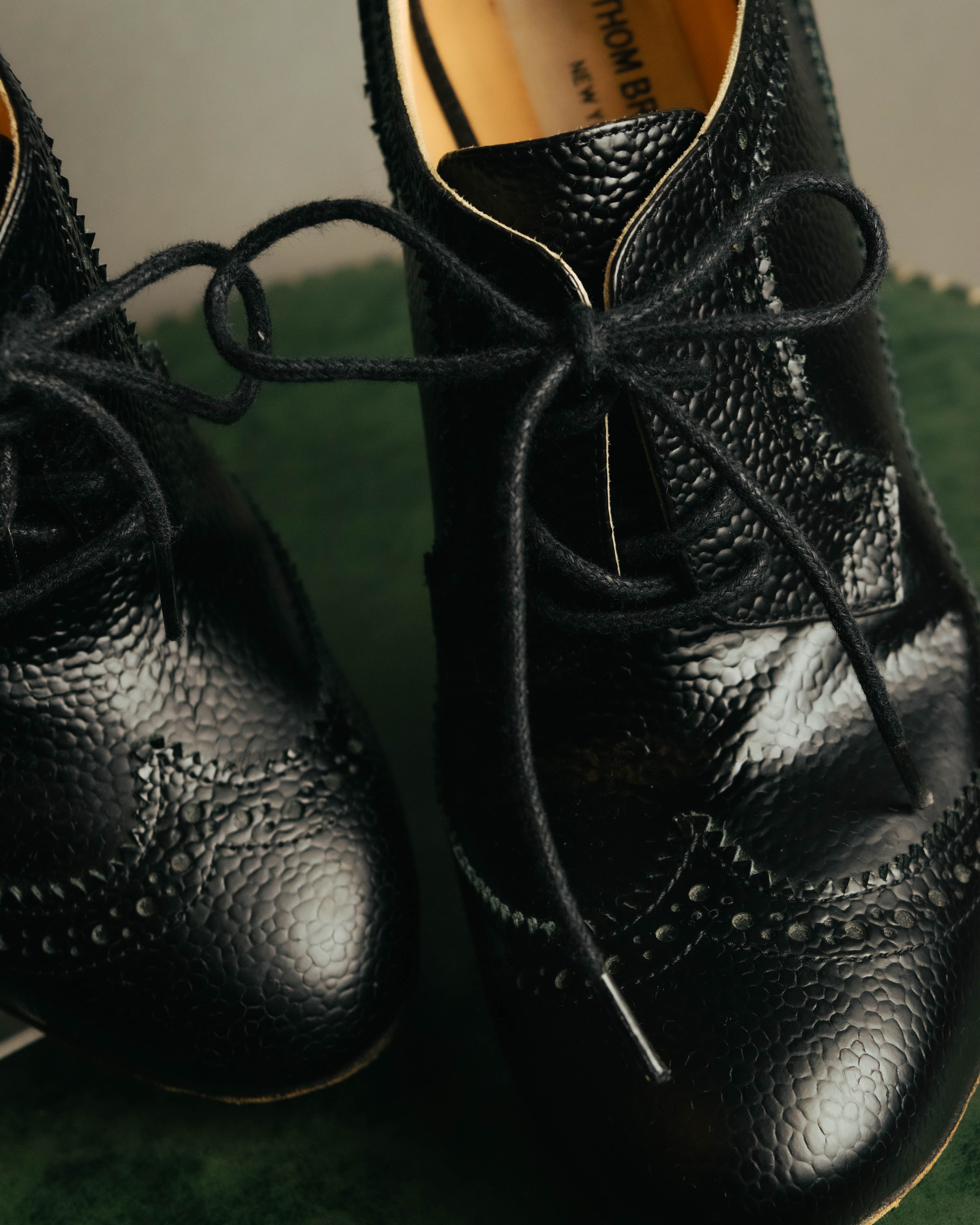 Thom Browne (トムブラウン) - ウイングチップ レースアップ ヒール