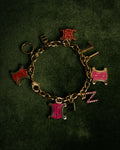 “CELINE” 00’s Charm logo chain bracelet