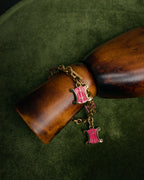 “CELINE” 00’s Charm logo chain bracelet