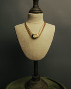 -SPECIAL- “Christian Dior” 80’s-90’s Pearl cabochon multi chain necklace