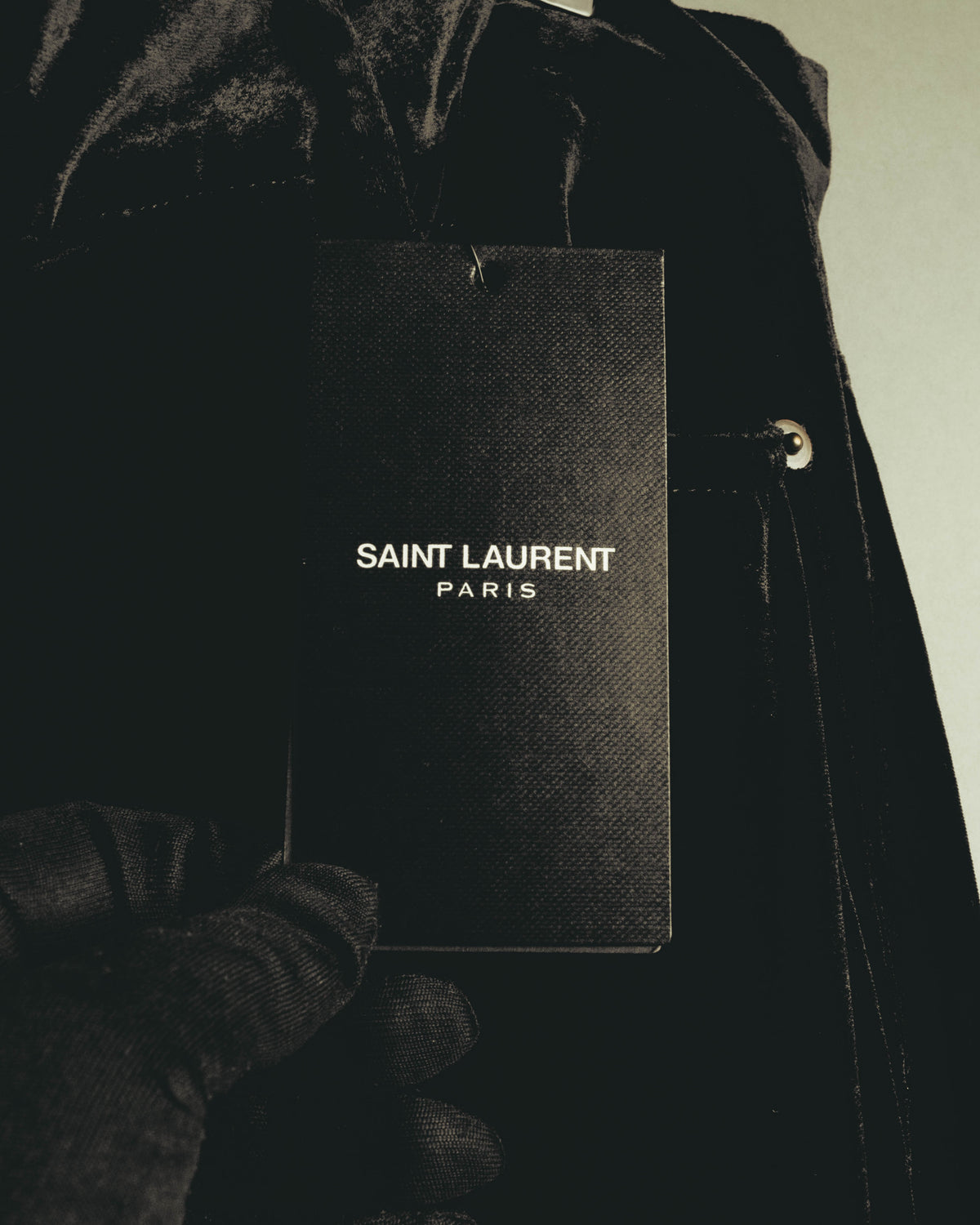 –SPECIAL– "SAINT LAURENT" 2023's Pleated velvet extreme flare pants