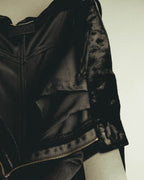 –SPECIAL– "SAINT LAURENT" 2023's Pleated velvet extreme flare pants