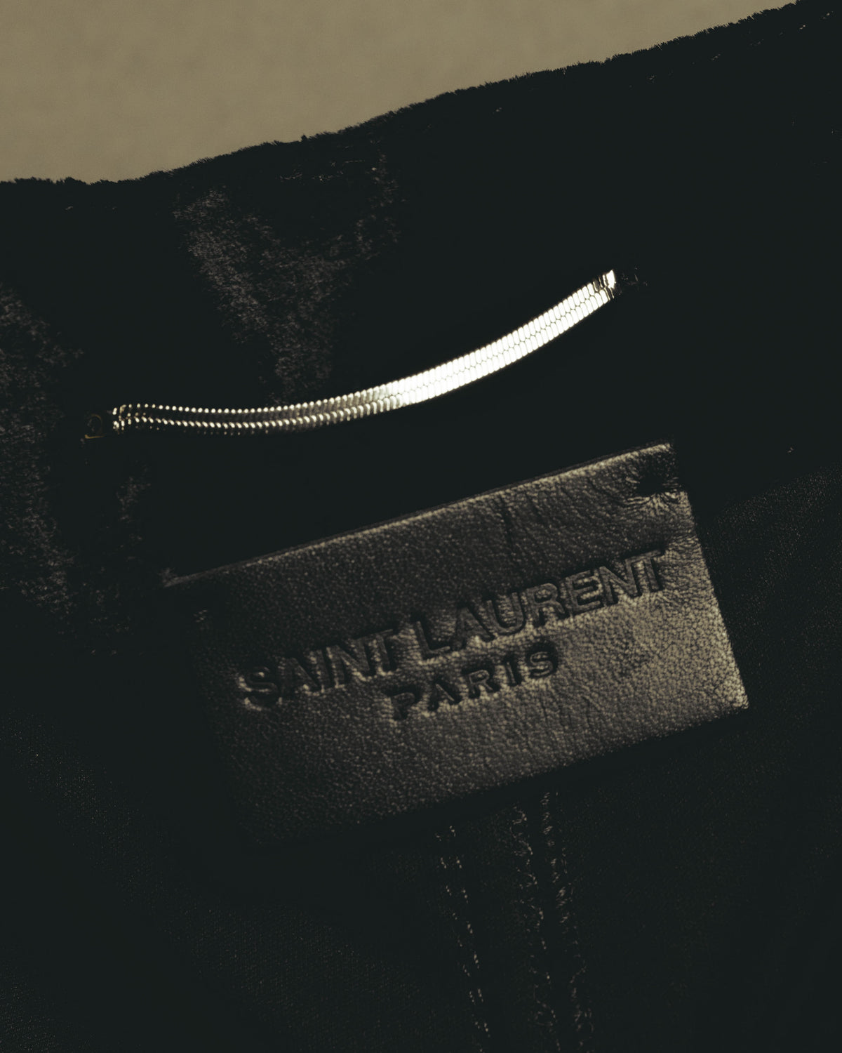 –SPECIAL– "SAINT LAURENT" 2023's Pleated velvet extreme flare pants