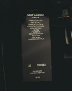–SPECIAL– "SAINT LAURENT" 2023's Pleated velvet extreme flare pants