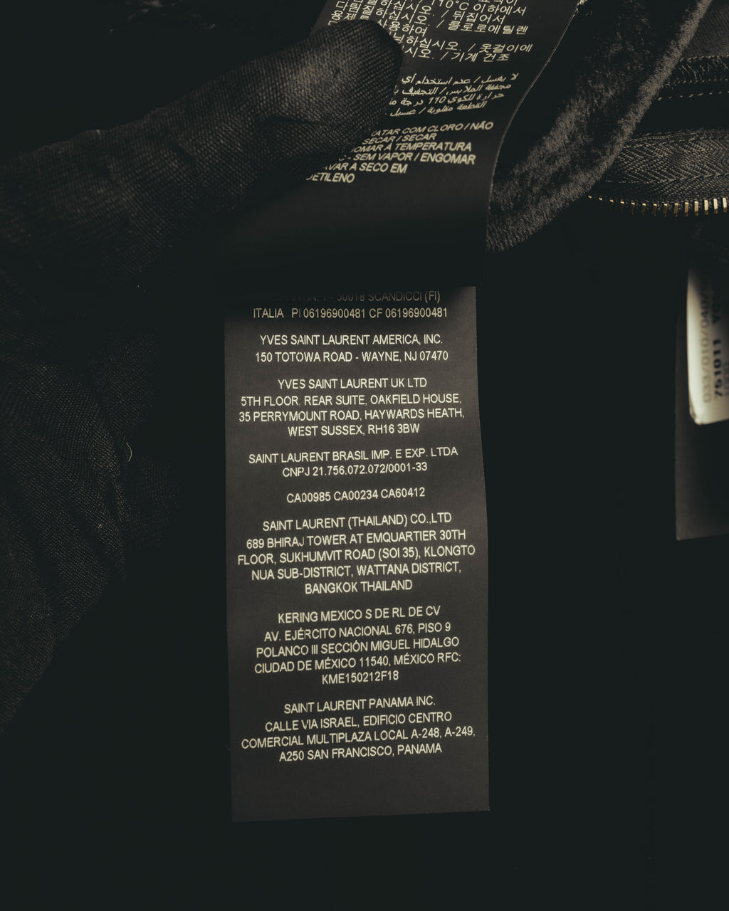 –SPECIAL– "SAINT LAURENT" 2023's Pleated velvet extreme flare pants