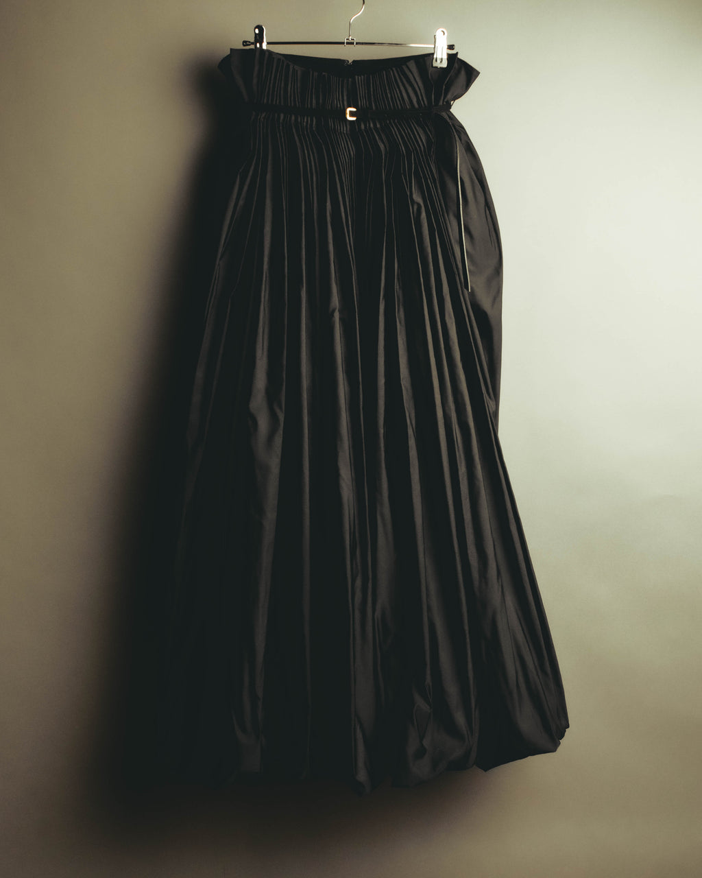 –SPECIAL– GIANFRANCO FERRE 00's Dramatic pleated maxi skirt