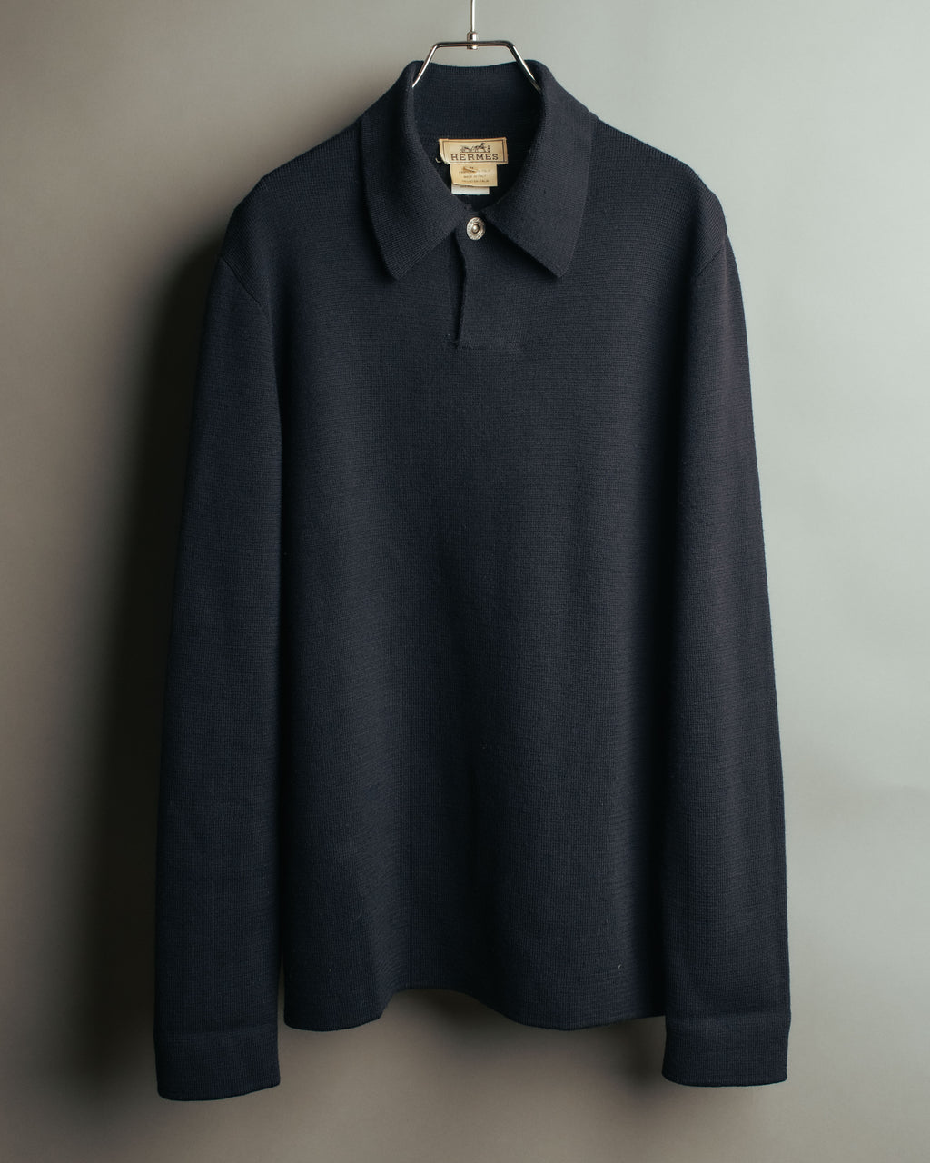 -SPECIAL- “HERMÈS” 90’s-00’s Merino wool sport knit polo