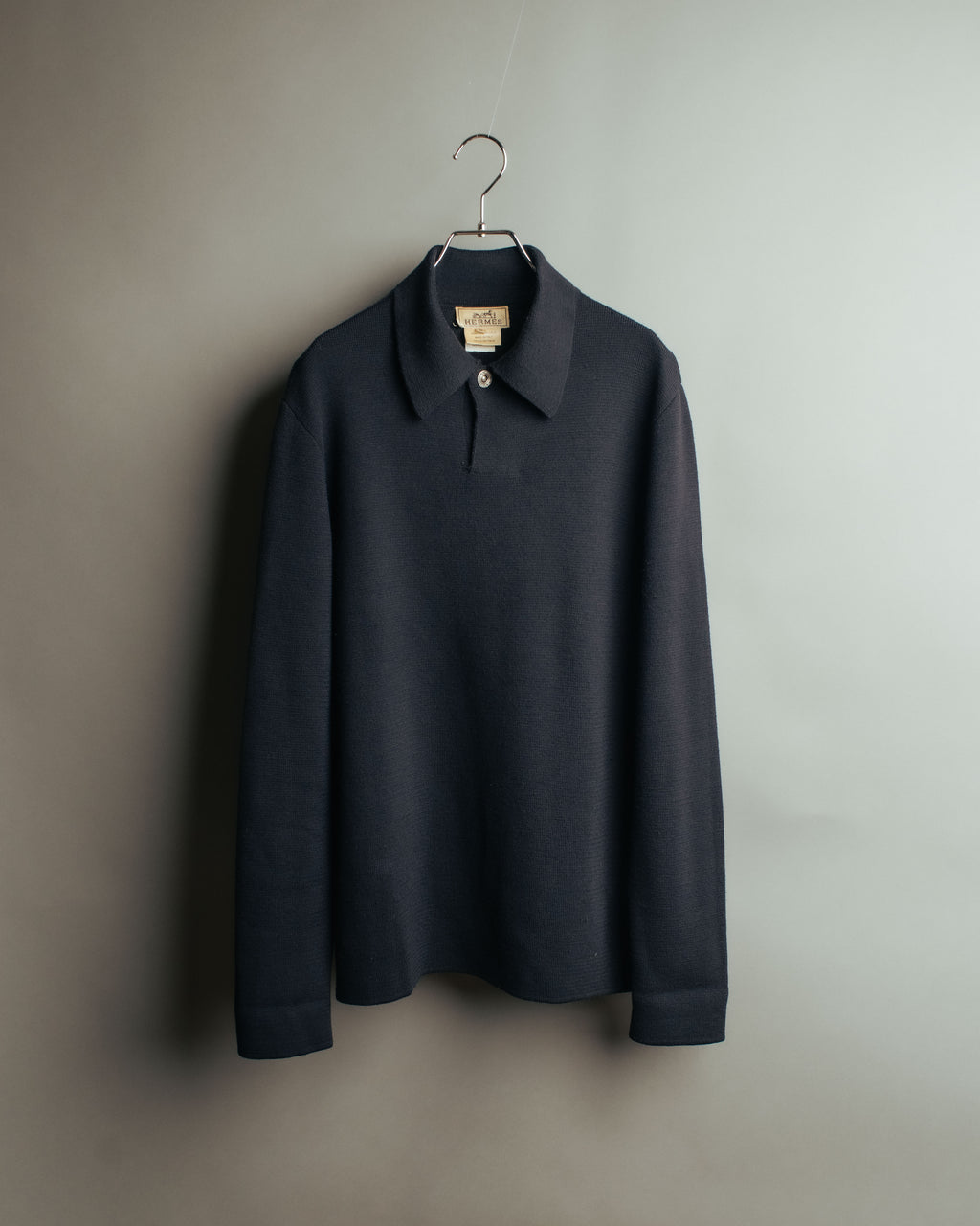 -SPECIAL- “HERMÈS” 90’s-00’s Merino wool sport knit polo