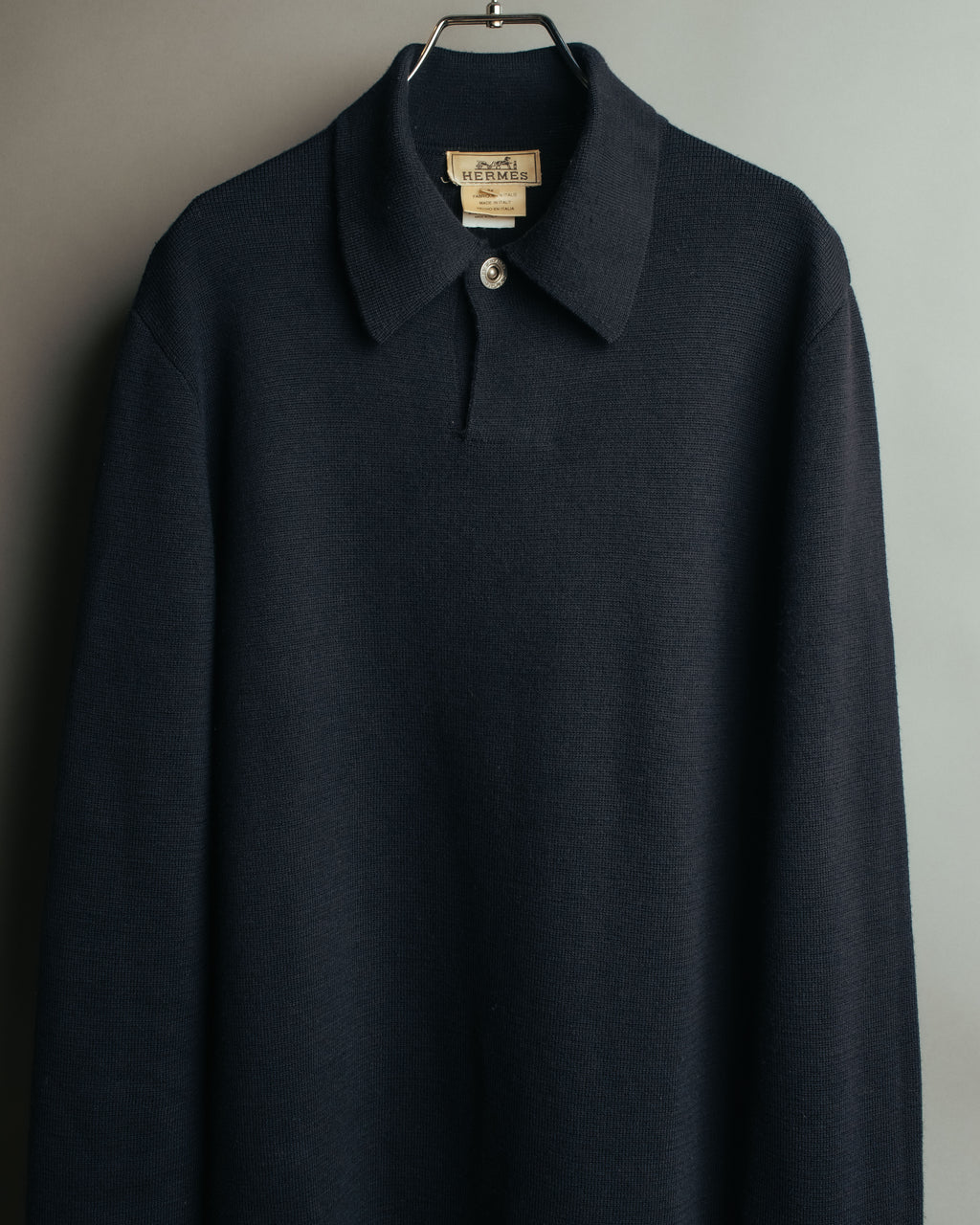 -SPECIAL- “HERMÈS” 90’s-00’s Merino wool sport knit polo
