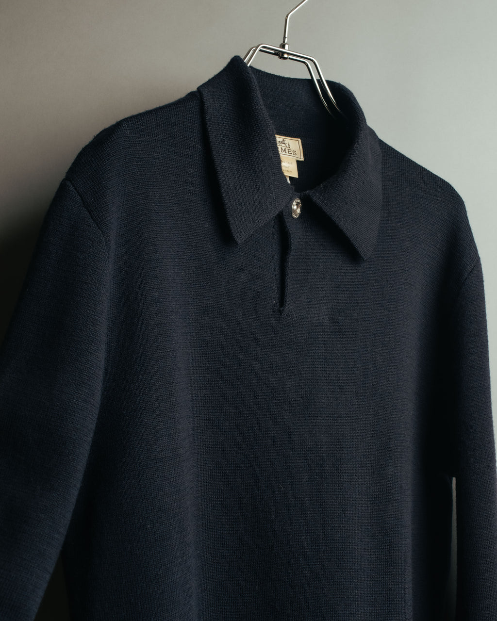 -SPECIAL- “HERMÈS” 90’s-00’s Merino wool sport knit polo