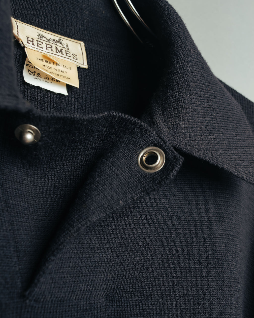 -SPECIAL- “HERMÈS” 90’s-00’s Merino wool sport knit polo
