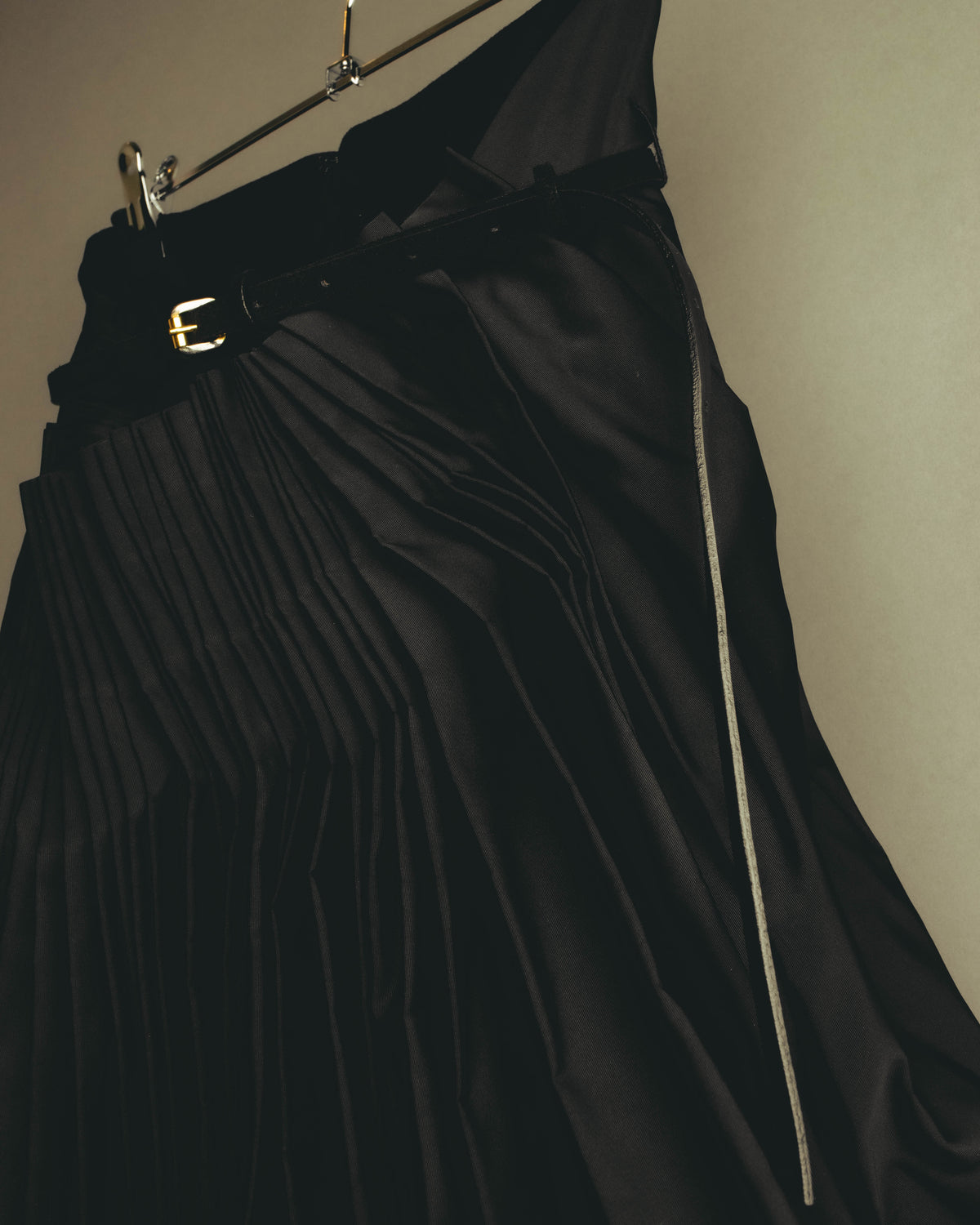 –SPECIAL– GIANFRANCO FERRE 00's Dramatic pleated maxi skirt