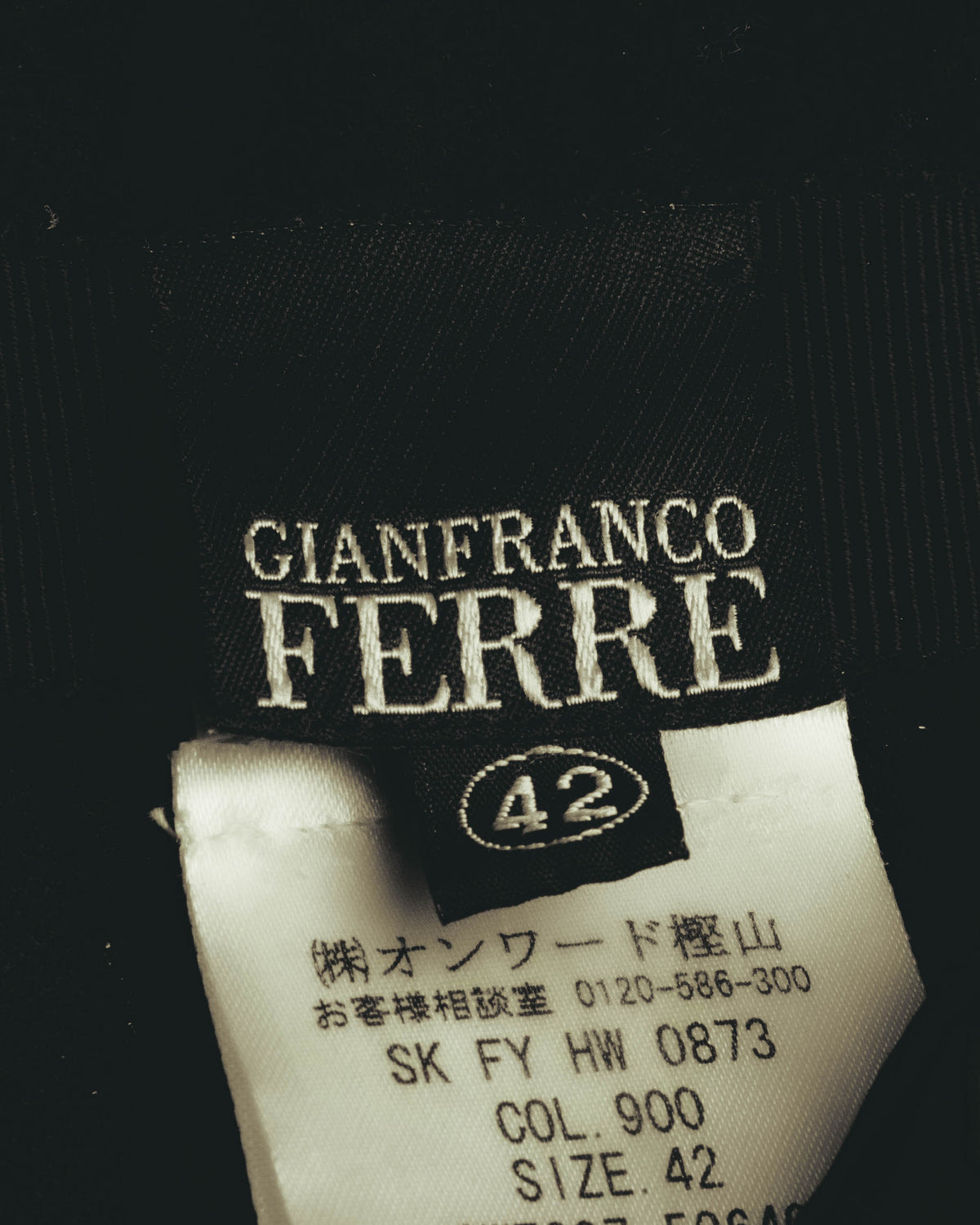 –SPECIAL– GIANFRANCO FERRE 00's Dramatic pleated maxi skirt